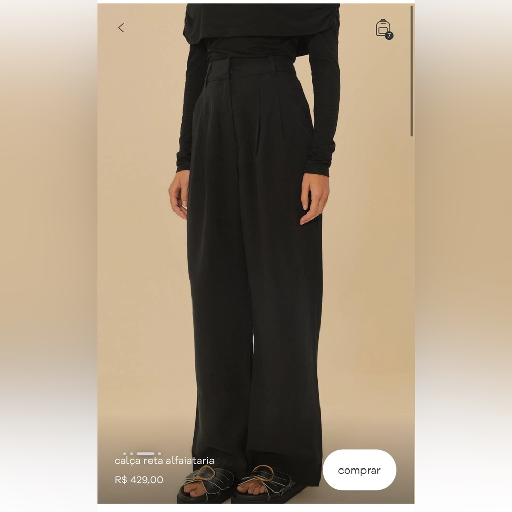 Farm Rio pants black purchased at Ipanema Farm Rio Store